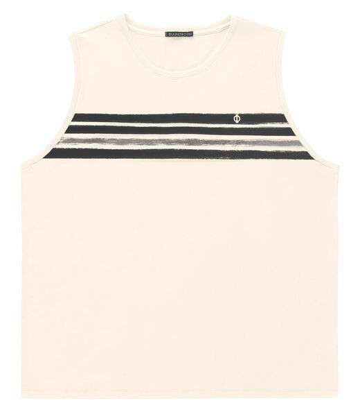 Regata Plus Size Masculina Diametro Bege