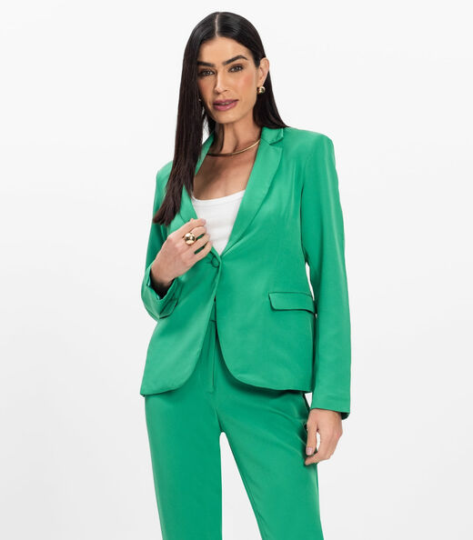 Image_Blazer Feminino Em Alfaiataria Forrado Aishty Verde