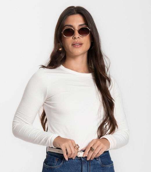 Image_Blusa Manga Longa Básica Select Bege