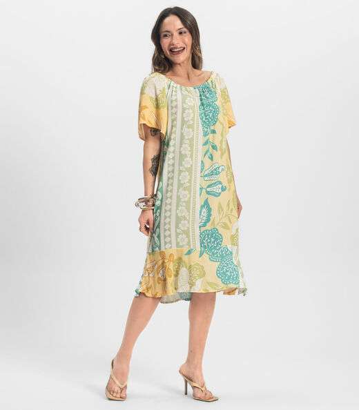 Vestido Ciganinha Infinita Cor Verde