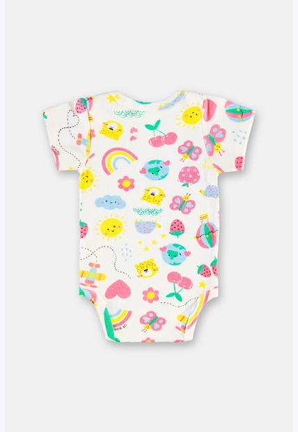 Body Bebê Menina Suedine Up Baby