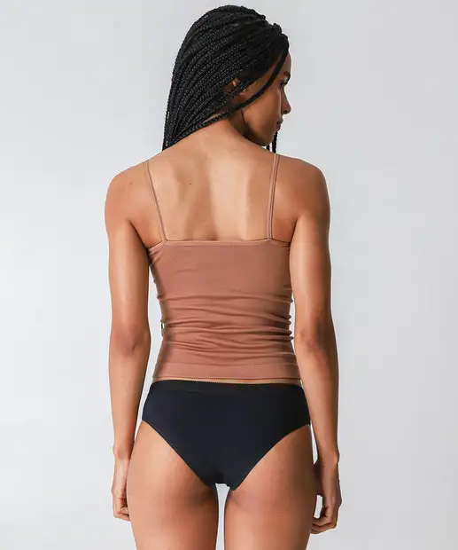 Kit 2 Calcinhas Tanga Cotton Animal Print Marisa Bege