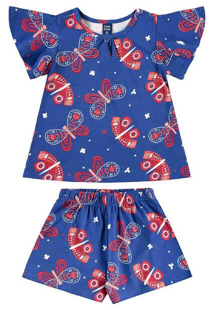 Image_Conjunto Bata e Short Menina Bee Loop