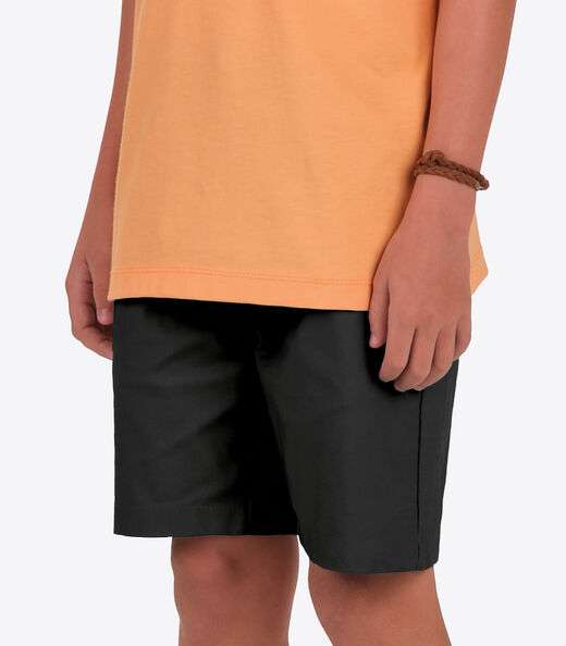 Conjunto Camiseta com Bermuda Menino Trick Nick Laranja