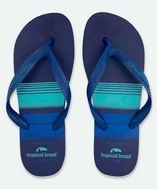 Image_Chinelo Masculino Estampa Listras Tropical Brasil