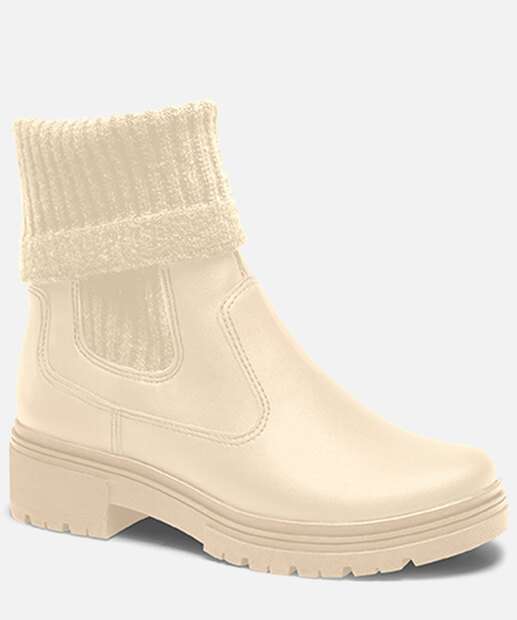 Bota Feminina Chelsea Cano Curto Salto Grosso Dakota 
