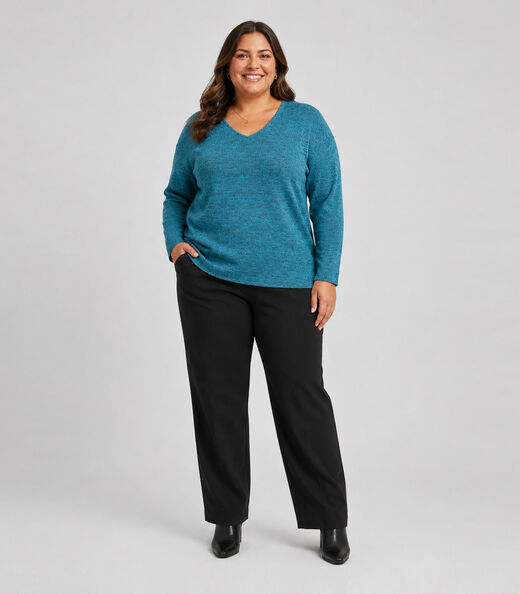 Blusa Feminina Plus Infinita Cor Azul