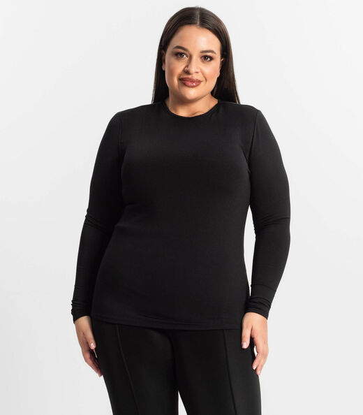 Image_Blusa Térmica Feminina Plus Size Secret Glam Preto