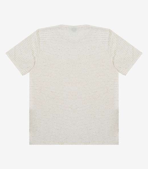 Camiseta Masculina Texturizada Select Bege