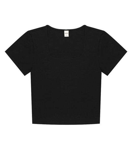 Blusa Cropped Feminina Rovitex Preto