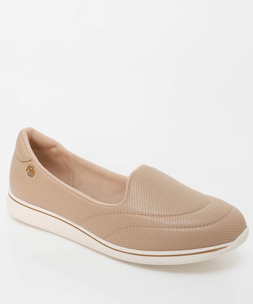 Image_Tênis Casual Slip On Feminino Modare Bege