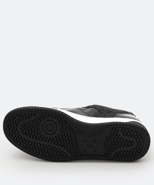 Tênis Feminino Casual Recorte Ramarim Preto