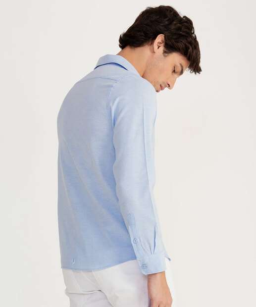 Camisa Masculina Linho Manga Longa Rock & Soda