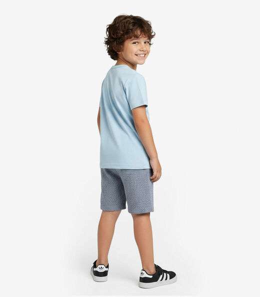 Conjunto Infantil Curto Verão Menino Select Azul