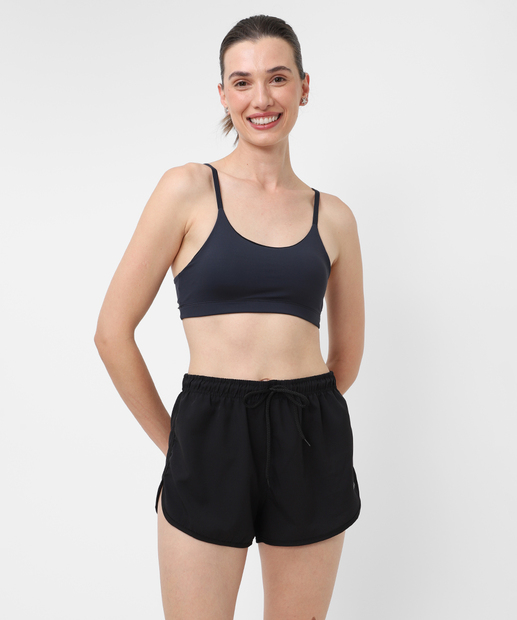 Image_Short Feminino Fitness Básico Amarração Marisa Preto
