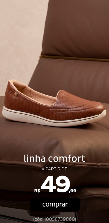Linha Comfort a partir de R$ 49,99