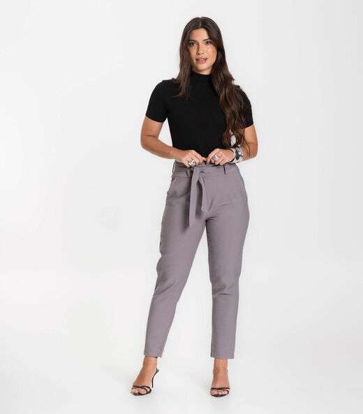 Calça Feminina Marrante Clochard Renaluci Cinza