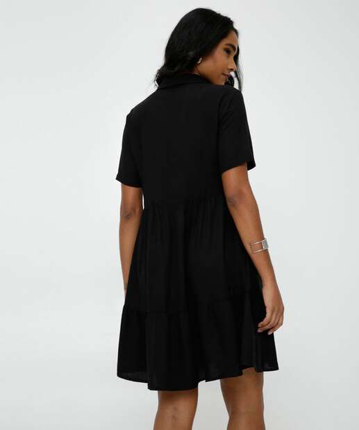 Vestido Feminino Chemise Manga Curta Marisa