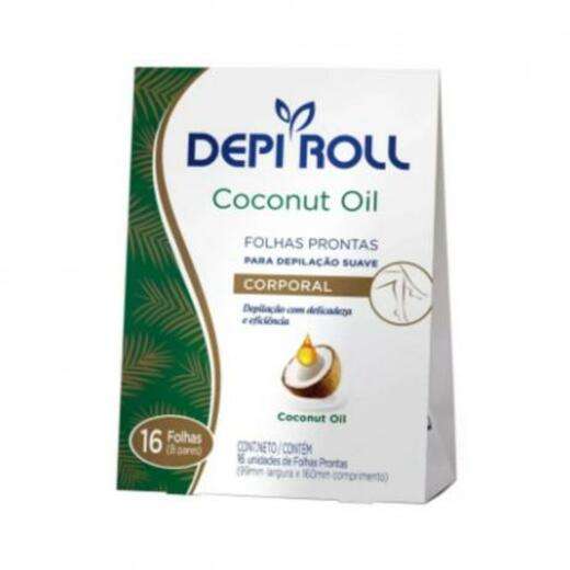 Image_Folhas Prontas Corporal Coconut 8 Pares Depiroll