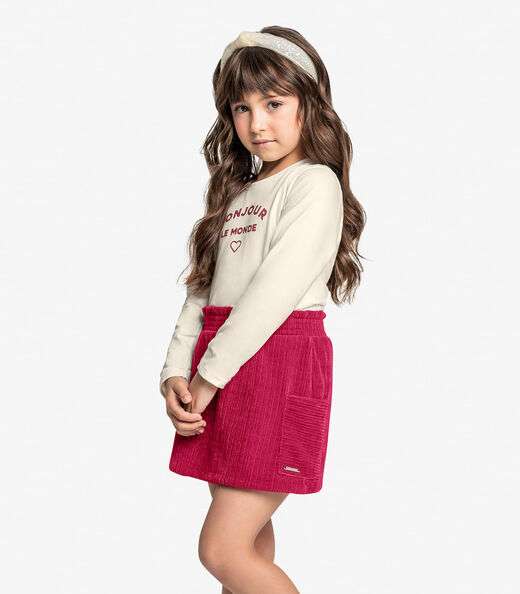 Image_Conjunto Blusa Com Saia Trick Nick Vermelho