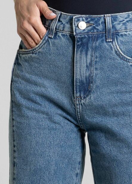 Calça Jeans Sawary Wide Leg Petit - 282191