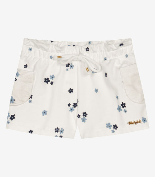 Conjunto Feminino Blusa Com Shorts Trick Nick Bege