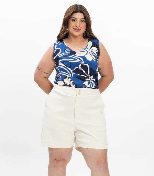 Image_Bermuda Feminina Plus Size Secret Glam Bege