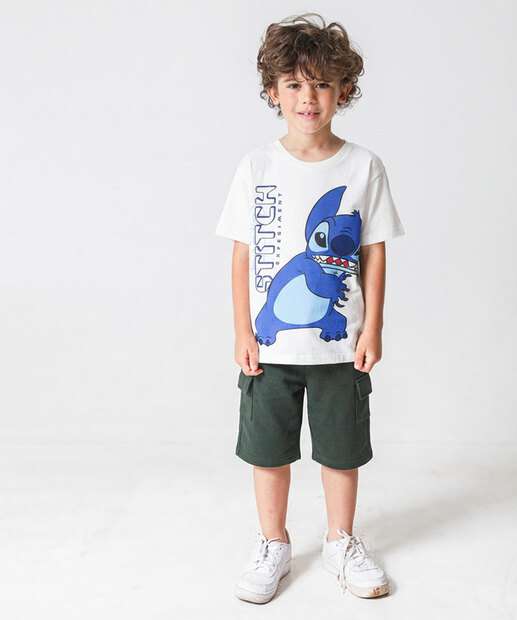 Image_Bermuda Infantil Moletom Cargo Marisa Tam 4 a 10 Verde