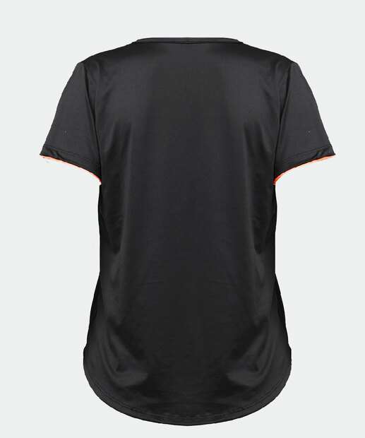 Blusa Feminina Fitness Microfibra Manga Curta Marisa