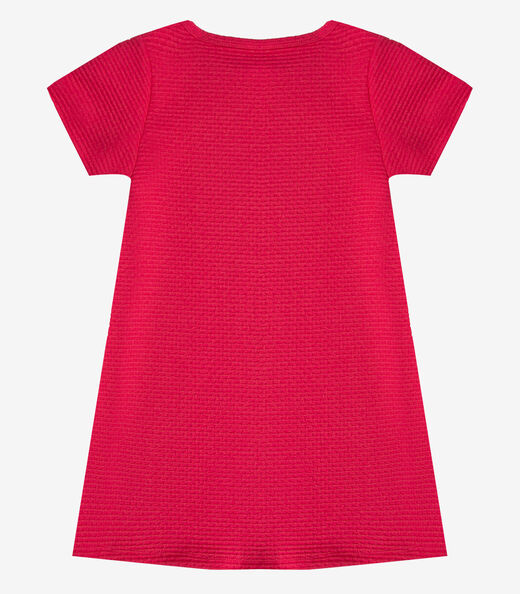 Vestido Infantil Menina Em Malha Puvil Select Rosa