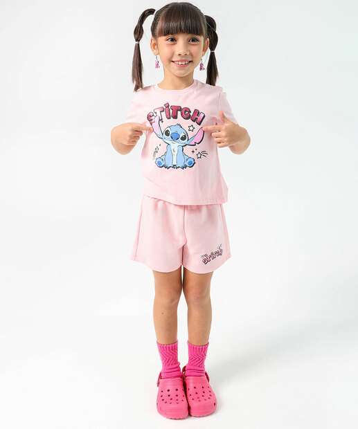 Image_Conjunto Infantil Moletinho Stitch Tam 4 a 10 Rosa
