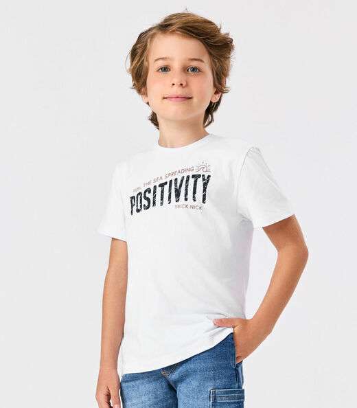 Conjunto Camiseta Com Bermuda Trick Nick Branco