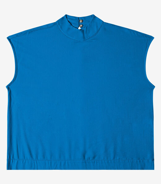 Blusa Feminina Gola Alta Endless Azul