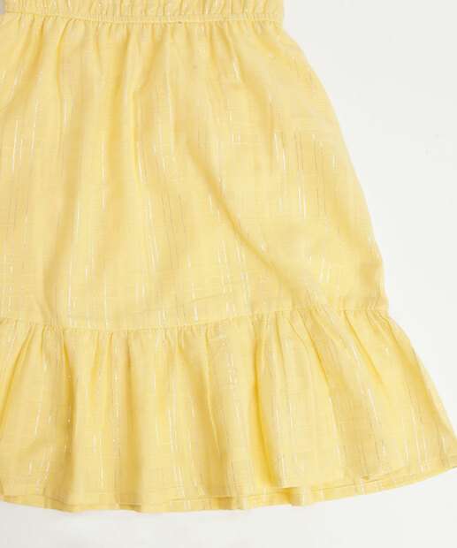 Vestido Juvenil Brilho Lurex Babado Marisa Tam 10 a 16