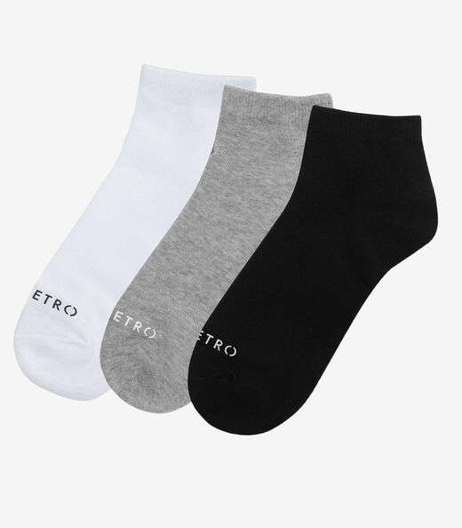 Kit 12 Pares De Meia Cano Curto Adulta Diametro Sortido