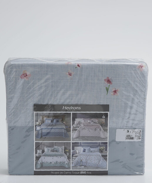 Jogo de Cama Queen Floral Hedrons 4 Peças 