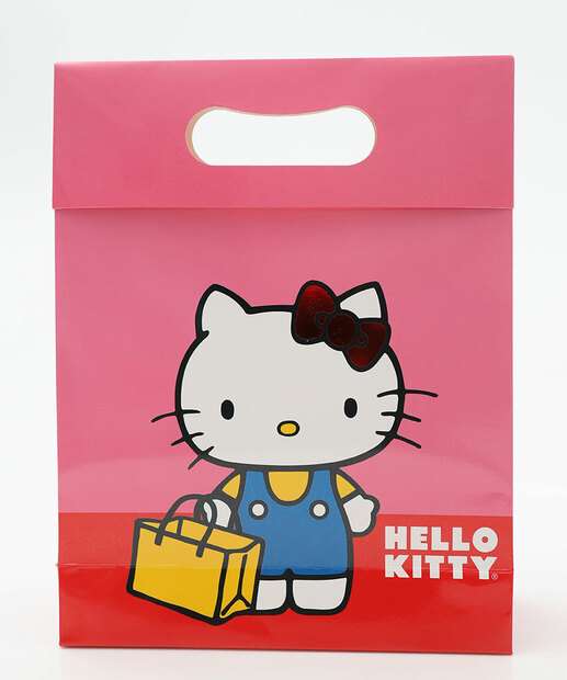 Embalagem Presente Sacola Hello Kitty Sanrio Rosa