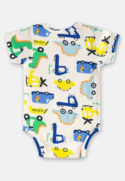 Body para Bebê Menino em Suedine Up Baby