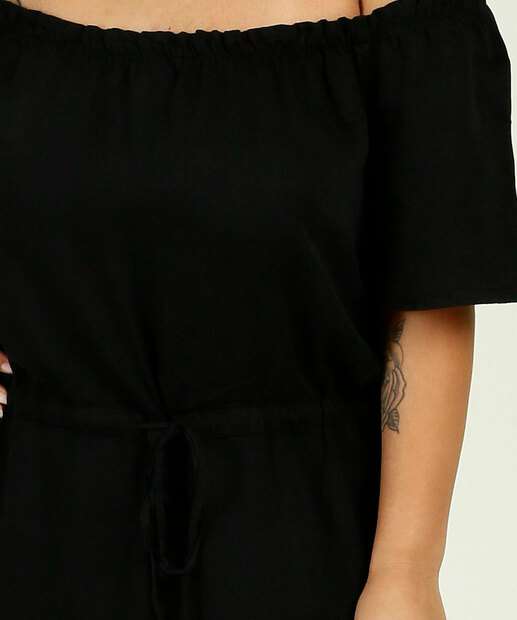 Vestido Plus Size Feminino Ciganinha Manga Curta