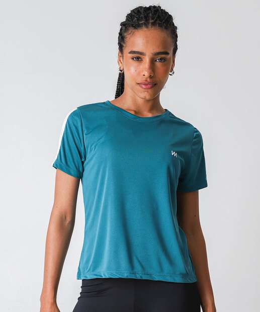 Image_Blusa Feminina Fitness Listras Marisa Azul