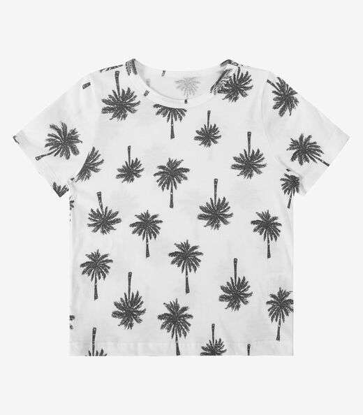 Camiseta Infantil Masculina Infinita Cor Bege