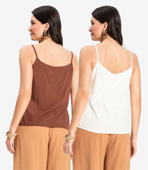 Kit 2 Regatas Femininas Select Sortidas