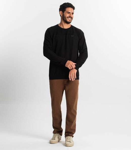 Blusão Masculino Moletom Diametro Preto