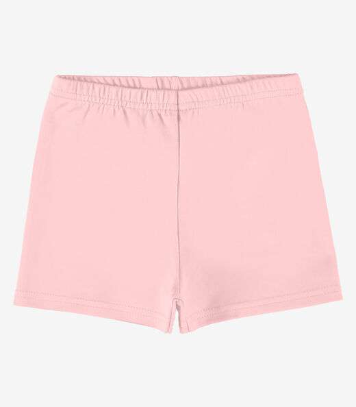 Shorts em Cotton Leve Rovi Kids Rosa