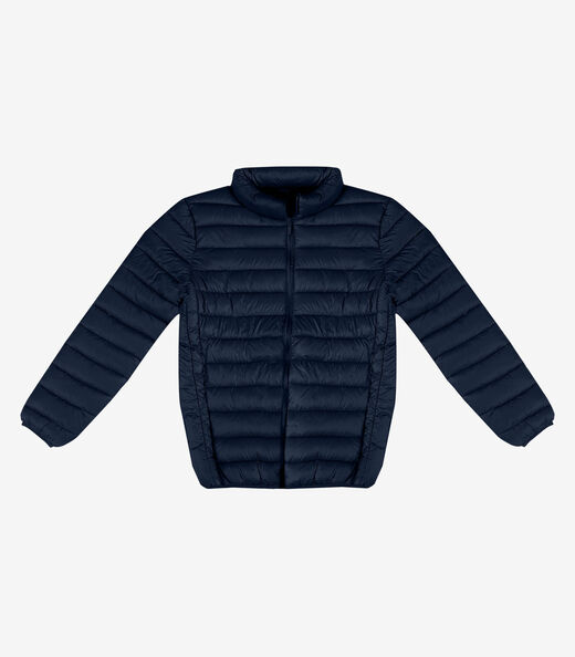Jaqueta Masculina Puffer Em Poliamida All Free Azul