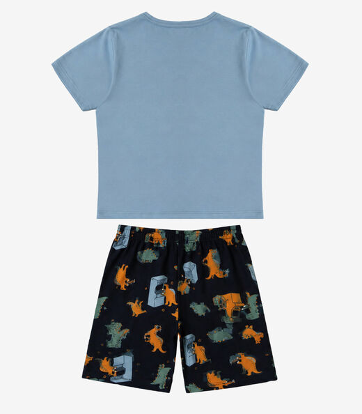 Pijama Infantil Masculino Select Cinza