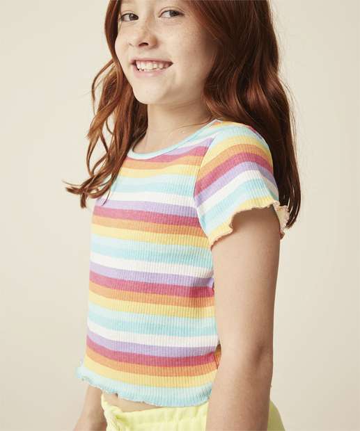 Camiseta Infantil Minnie Disney Tam 4 a 10