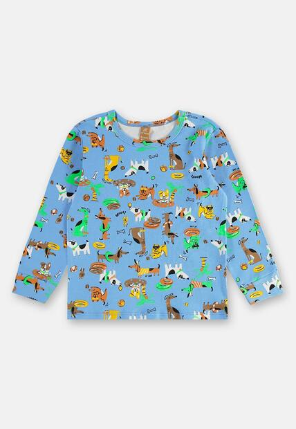 Pijama Longo Infantil Unissex Suedine Up Baby
