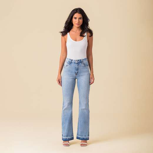 Image_Calça Jeans Flare Feminina Disparate