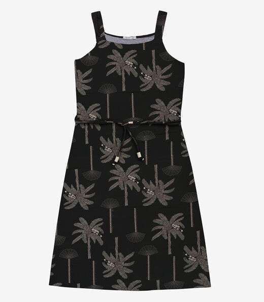 Vestido Midi Secret Glam Preto